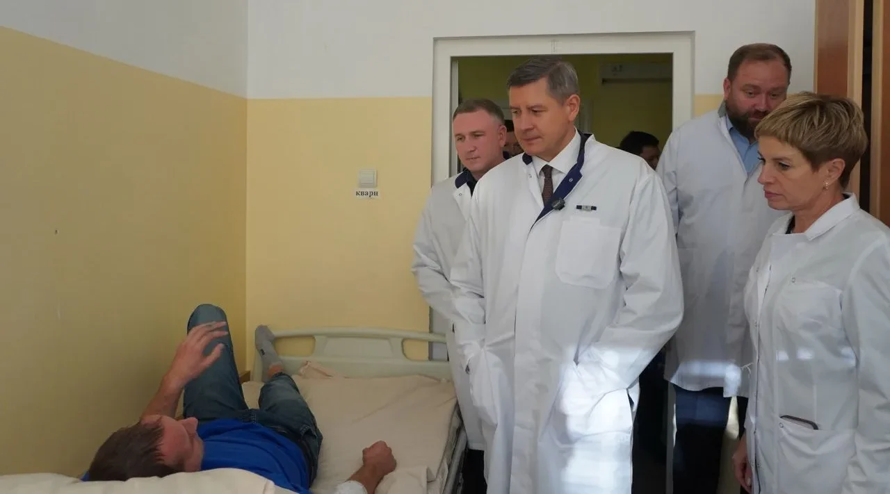 Брянские спасатели, пострадавшие от атаки БПЛА идут на поправку